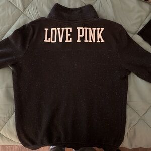 Victoria's Secret PINK Black Top with White Trim